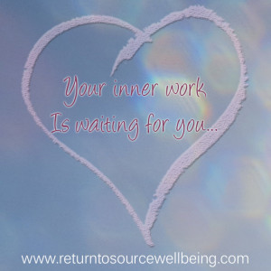 Your inner work is waiting for you