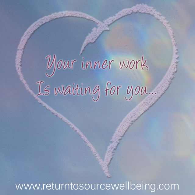 Your inner work is waiting for you