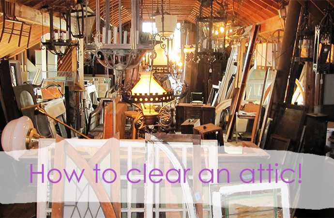 How to clear an attic