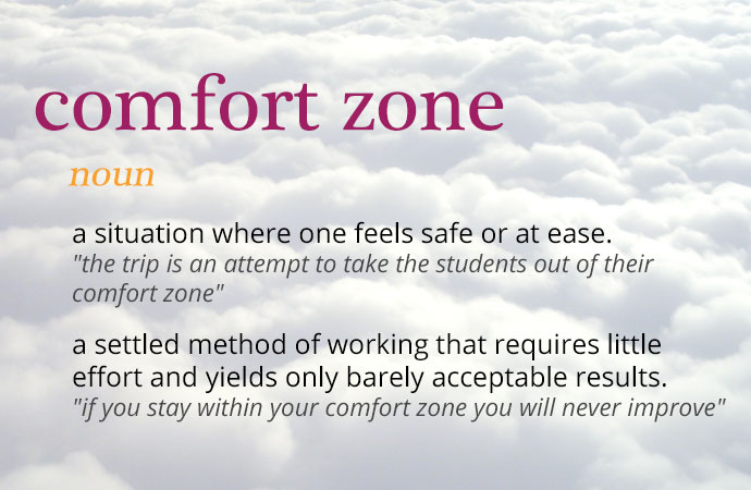 Definition of comfort zone