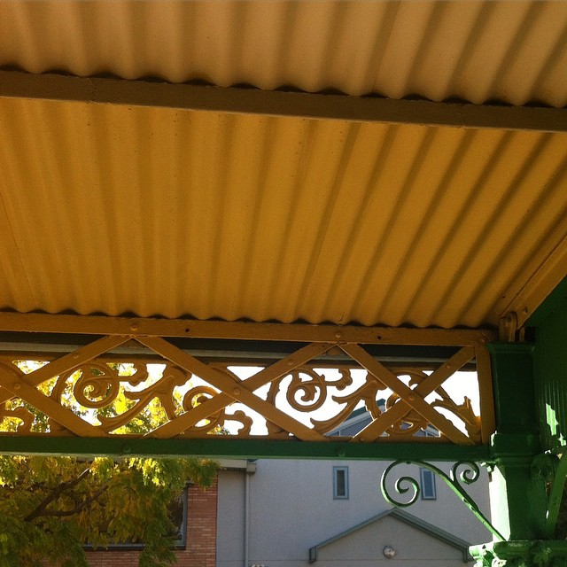 tram stop roof
