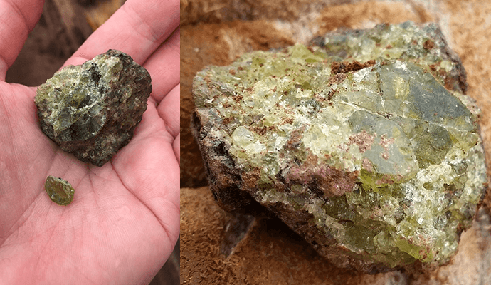 My peridot find!