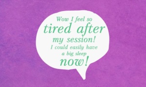 Why do I feel so tired after my Kinesiology session?
